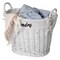 Wickerwise Handwoven Laundry Basket with Liner & Handles - Boho Decorative Storage Hamper for Clothes Blankets Pillows and Towels - Ideal for Laundry Room Bathroom Bedroom and Living Room